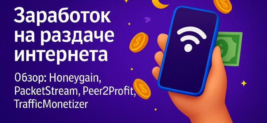 Заработок на раздаче интернета