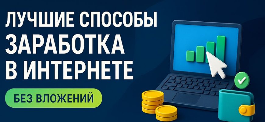 Лучшие способы заработка в интернете