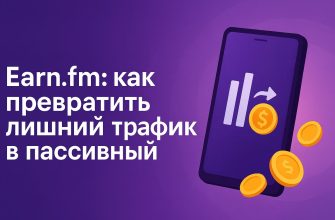 Earn.fm - сервис по продаже интернет-траффика